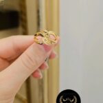 انگشتر طرح بی نهایت همراه با برگ