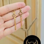 گوشواره آویزی طرح گل