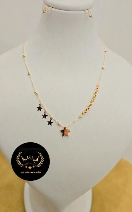 گردنبند آویز دار طلا کد400
