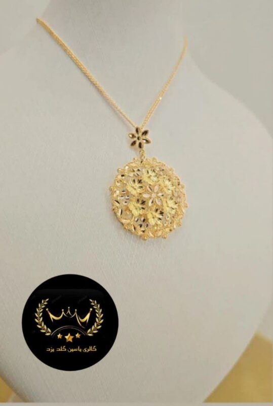 مدال گرد طرح گل