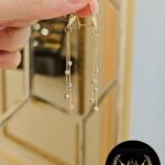 گوشواره زنجیری طرح توپ