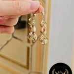 گوشواره زنجیری طرح حلقه ای