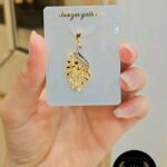 مدال طلا طرح طاووس کد 372