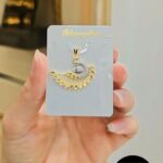 مدال طلا طرح طاووس کد 373