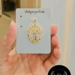 مدال طلا طرح طاووس کد 374