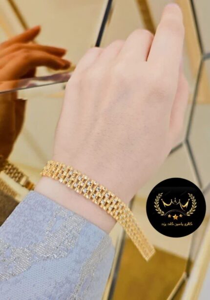 دستبند طلا کد 14005