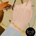 دستبند طلا کد 14015