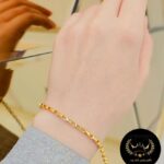 دستبند طلا کد 14019