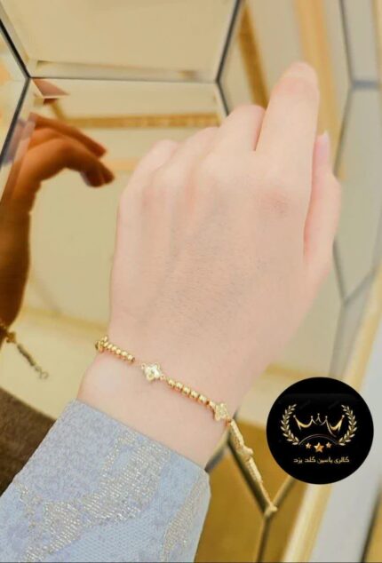 دستبند طلا کد 14021