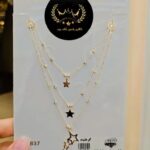 گردبند آویز دار طلا کد 1302