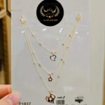 گردبند آویز دار طلا کد 1309