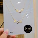 ست گردنبند و دستبند طلا کد 5412
