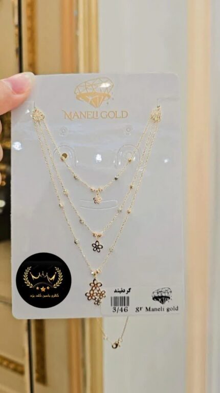 گردنبند طلا کد 6436