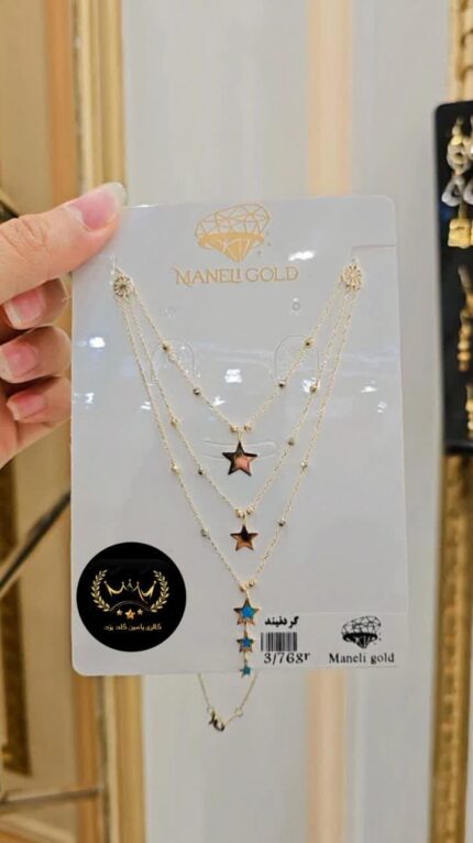 گردنبند طلا کد 6437