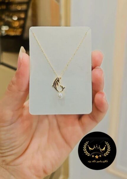 گردنبد مروارید طلا کد 6454