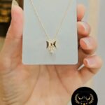 گردنبند مروارید طلا کد 6458