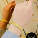 دستنبد النگویی طلا کد 9120