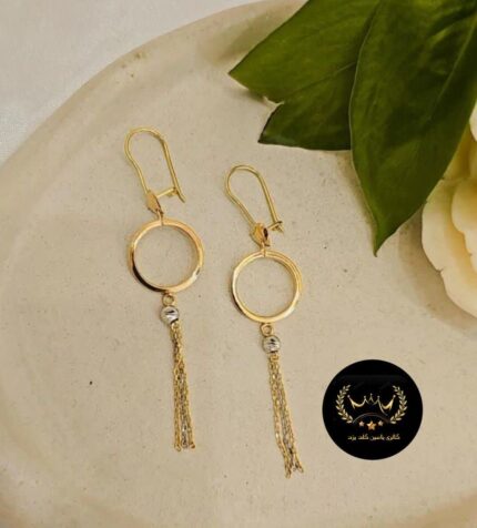 گوشواره آویز طلا کد 5120