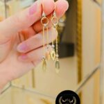 گوشواره آویز طلا کد 4004