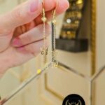 گوشواره آویز طلا کد 4006