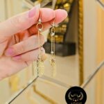 گوشواره آویز طلا کد 4007