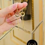 گوشواره آویز طلا کد 4009