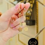 گوشواره آویز طلا کد 4011