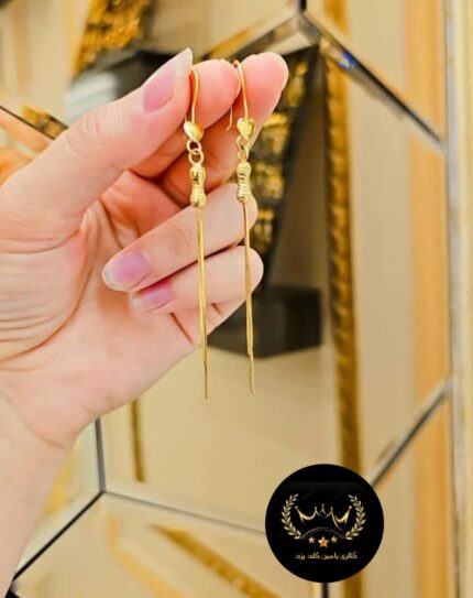 گوشواره آویز طلا کد 4015